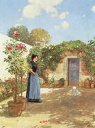 A Sunny Morning, Villiers-le-Bel, 1888 Reproduction