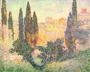 Cypress In Cagnes Reproduction