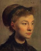 Head Of A Young Woman Reproduction