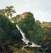 Lydford Waterfall, Tavistock Reproduction