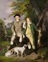 Portrait of a Sportsman with his Son, 1779 Reproduction