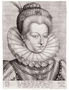 Portrait of Catherine Henriette de Balzac dEntragues (1579-1633), marquise de Verneuil, 1600 Reproduction