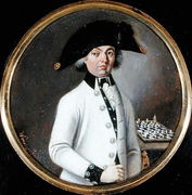 Portrait of a Gentleman Chess Player Reproduction