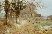 A Scene at Brockham, Surrey, 1888 Reproduction