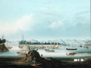 The Anchorage at Whampoa, c.1855 Reproduction