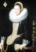 Portrait of a Lady of the Pelgrom Family, 1619 Reproduction