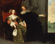 Portrait of a man and his wife Reproduction