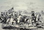 J.E.B. Stuart leading his men on the famous four day ride through enemy territory in June 1862 Reproduction