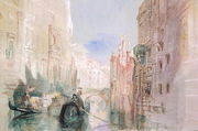 A Canal near the Arsenale, Venice Reproduction