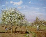 Orchard In Bloom At Louveciennes Reproduction