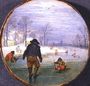 Skaters in a landscape Reproduction