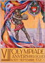 Poster advertising the VII Olympiad, Antwerp, Belgium, August September, 1920 Reproduction