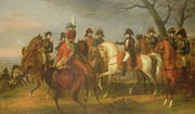 Napoleon 1769-1821 Giving Orders before the Battle of Austerlitz, 2nd December 1805, 1808 Reproduction