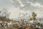 The Battle of S. Giorgio di Mantova, 29 Fructidor, Year 4 September 1796 engraved by Jean Duplessi-Bertaux 1747-1819 Reproduction