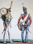 English and Russian drummers Reproduction