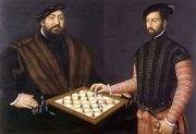 John Frederick the Magnanimous playing chess, 1552 Reproduction