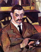 Portrait of Maurice Utrillo (1883-1955) 1921 Reproduction