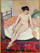 Nude with a Striped Blanket, 1922 Reproduction