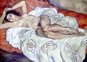 Nude Female Reclining, 1922 Reproduction