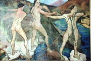 Casting the Net, 1914 Reproduction