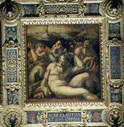 Allegory of the Chianti region from the ceiling of the Salone dei Cinquecento, 1565 Reproduction