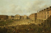 Covent Garden Market and Piazza, c.1749-58 Reproduction