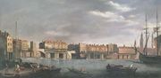 East side of Old London Bridge before 1760 Reproduction