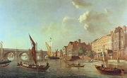 Westminster Bridge looking up the River, c.1749 Reproduction