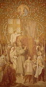 Frescos in Wartburg Castle, c.1854-55 Reproduction