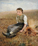 The Little Gleaner, 1884 Reproduction