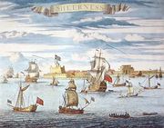 Sheerness, Kent, engraved by Johannes Kip 1652-1722 Reproduction