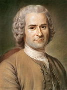 Jean-Jacques Rousseau 1712-78 after 1753 Reproduction