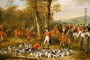 The Berkeley Hunt- The Death, 1842 Reproduction