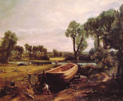 Boat-Building on the Stour 1814-15 Reproduction