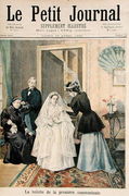 The First Communicant, illustration from Le Petit Journal, 16th April 1894 Reproduction