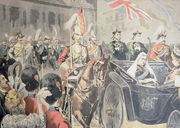 Jubilee of the Queen of England The Cortege, illustration from Le Petit Journal, 27 June 1897 Reproduction