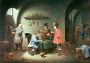 Gambling Scene at an Inn, late 1640s Reproduction