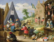 A Monkey Encampment Reproduction