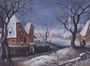 Winter Landscape with Fowlers Reproduction