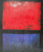 Untitled (Red, Blue over Black) Reproduction