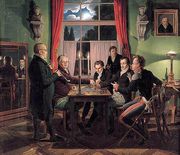 Chess Players 1818-19 Reproduction