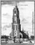 Exterior of the Nieuwe Kerk in Delft 1667  Reproduction