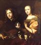 Self-Portrait with His Wife, Maria de Kinderen 1674 Reproduction