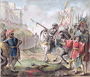 Joan of Arc 1412-31 Orders the English to Leave France, engraved by Louis Roger, 1787  Reproduction