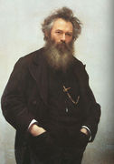 Portrait Of Ivan I. Shishkin 1880 Reproduction