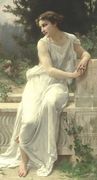 Young Woman Of Pompeii On A Terrace Reproduction