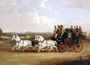 The Brighton Coach on the Open Road Reproduction