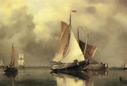 A Calm Day on the Scheldt Reproduction