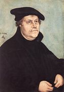 Portrait Of Martin Luther Reproduction