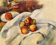 Apples On A Sheet Reproduction